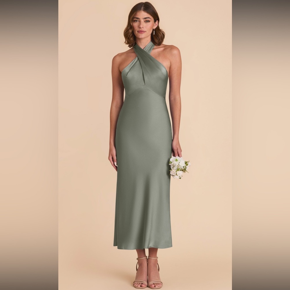 Birdy Grey Sage Halter Midi Dress